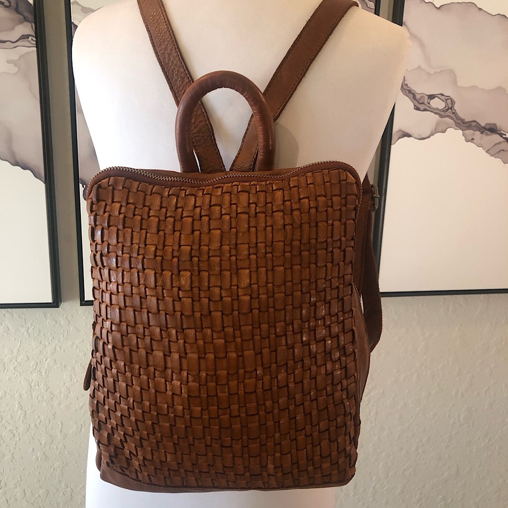 Vilenca Holland Leather Backpack Distressed so soft like butter !!